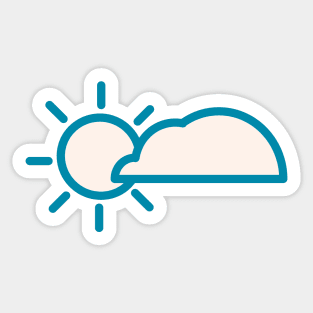 changing weather Sticker